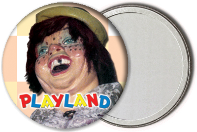 Laughing Sal Playland Pocket Mirror