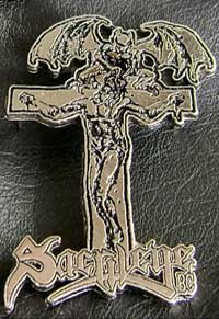 Sacrilege BC Cross pin