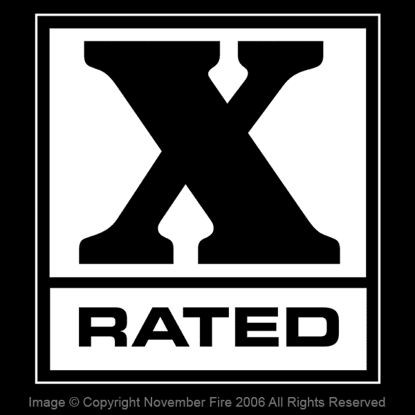 Rated X | Sticker